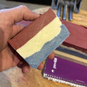 Red White Blue Bar Soap