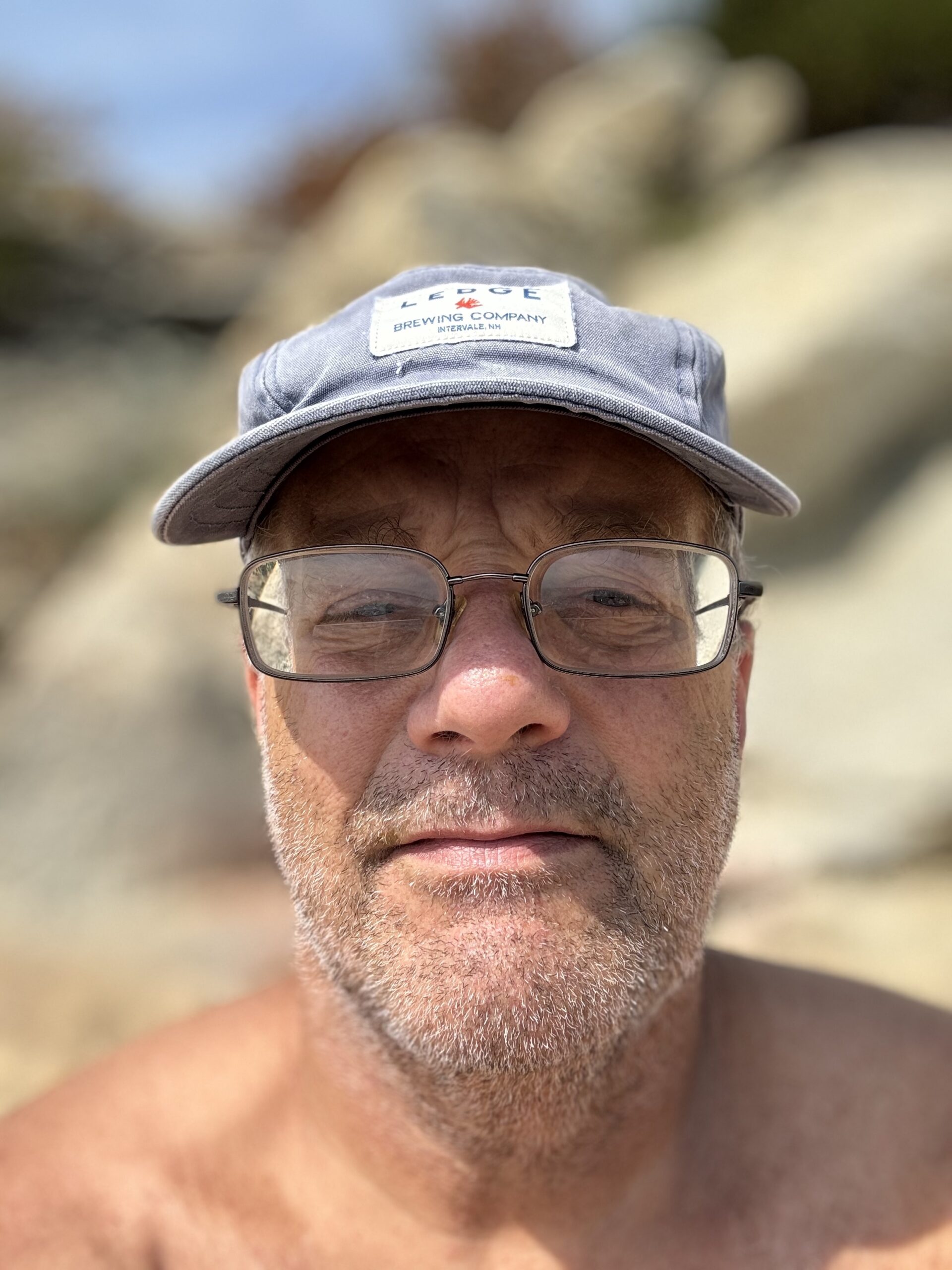 Bill at Tall Hill Beach Ipswich Massachusetts